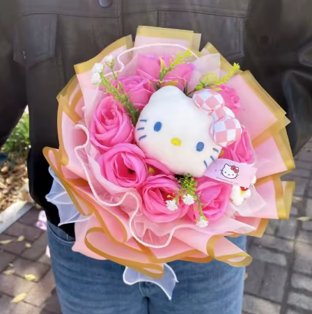 Bukiet hello kitty